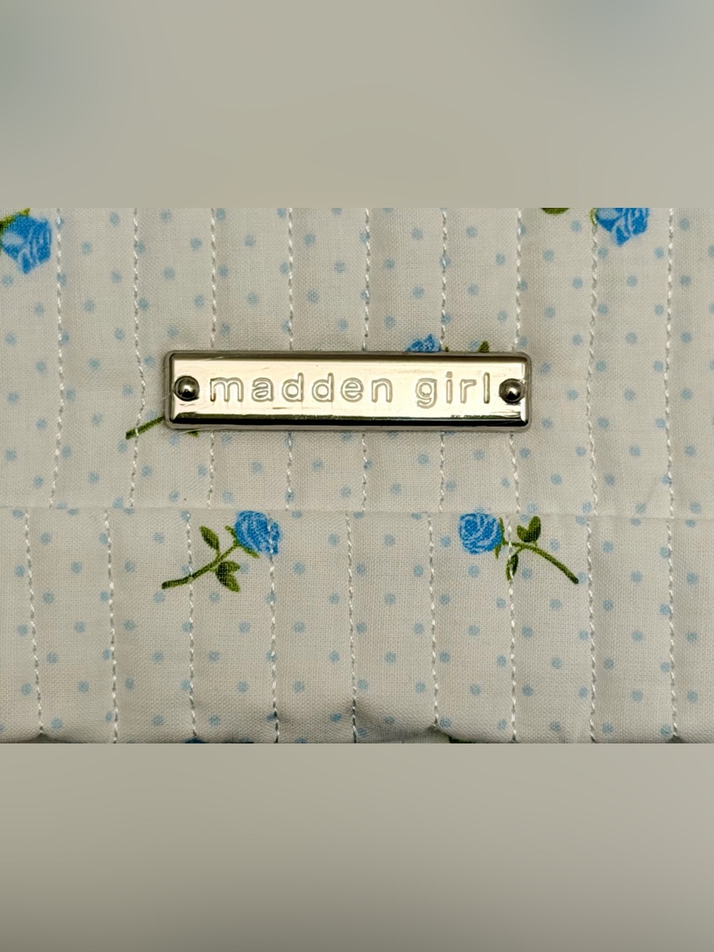 Madden girl quilted cotton tote - Picture 3 of 7